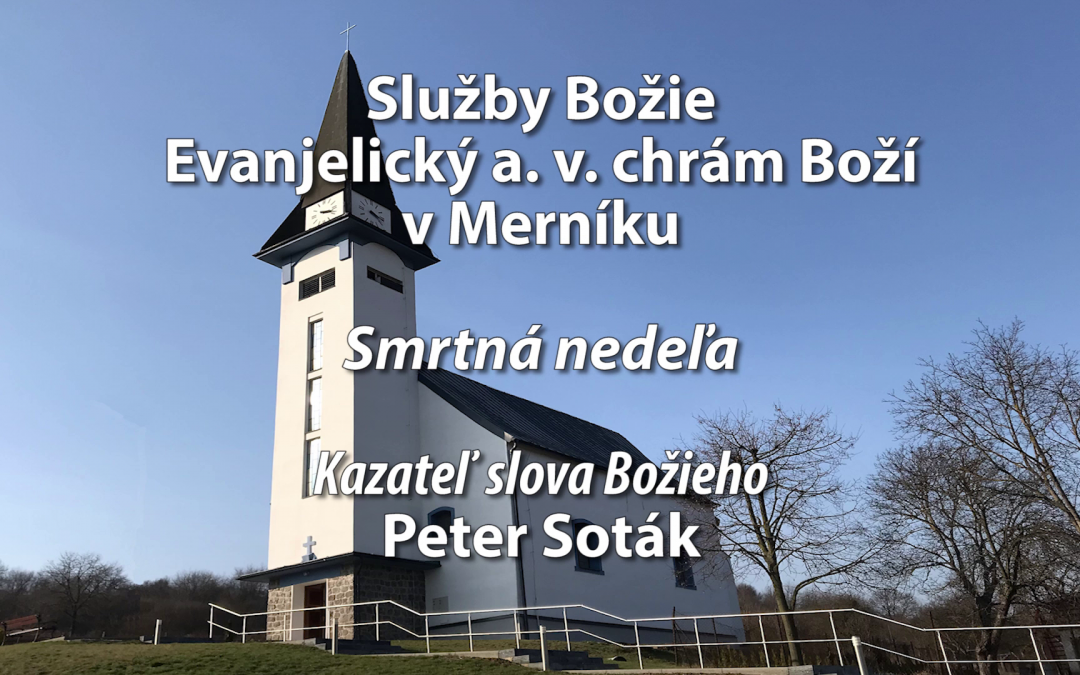 Služby Božie – Smrtná nedeľa
